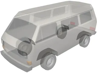 Volkswagen Bus 3D Model