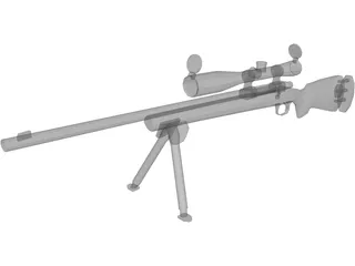 M24 Sniper 3D Model