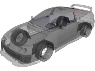Honda Integra Type-R [Tuned] 3D Model