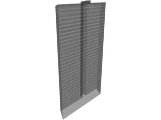 Skyscraper Munich Park City 3D Model
