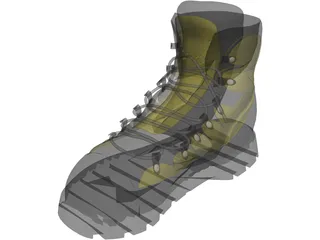 Boot Trekking 3D Model
