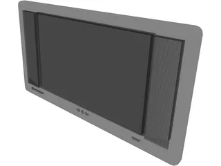 Pioneer LCD TV Wide 3D Model