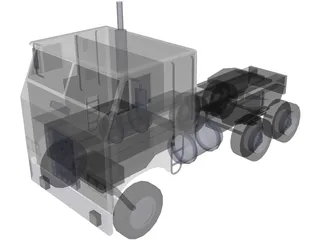 Semi Truck 3D Model