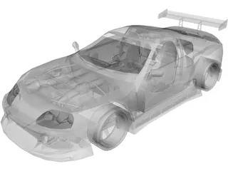 Toyota Supra [Tuned] 3D Model