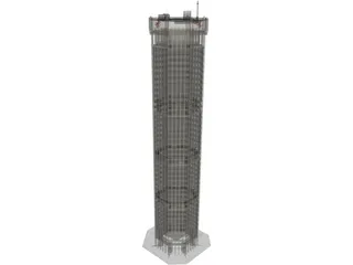 High Tower Building 3D Model