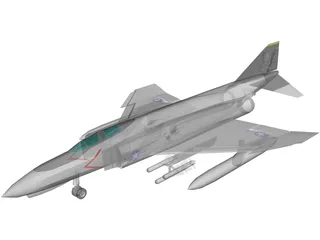 F-4 Phantom II 3D Model