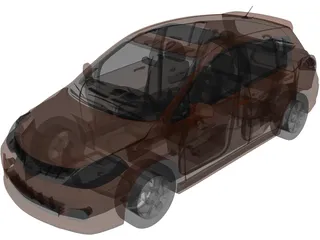 Nissan Versa SL IE (2009) 3D Model