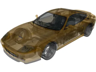 Ferrari 575M Maranello (2002) 3D Model