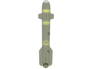 Hellfire Missile 3D Model