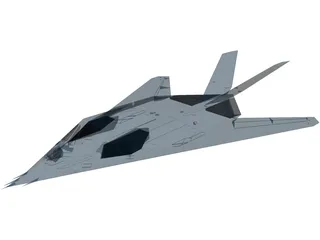 F-117A 3D Model