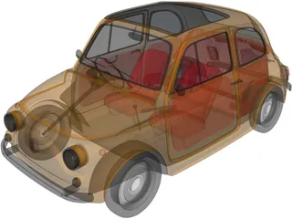 Fiat 500 3D Model