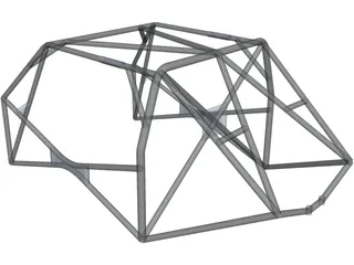 Roll Cage FIA 3D Model