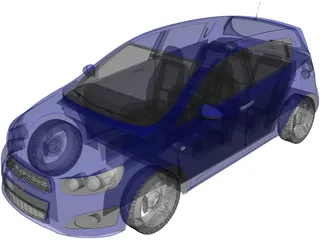 Chevrolet Aveo (2012) 3D Model