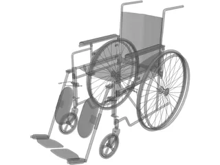 Wheelchair 3D Model