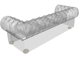 Chesterfield Sofa 3D Model