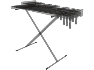 Xylophone 3D Model