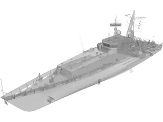 Patrol Boat Ararat 3D Model