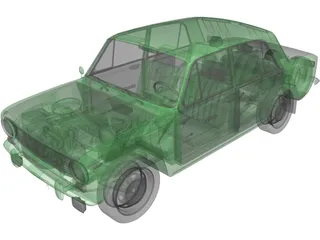 VAZ 2101 3D Model