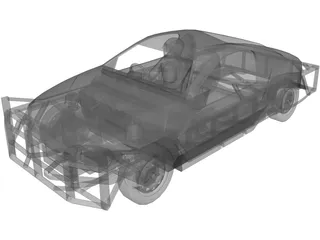 Opel Tigra 1300 Stockcar 3D Model