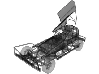 Brisca F1 Shale Car 3D Model