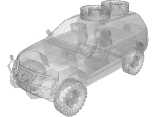 Suzuki Grand Vitara Offroad 3D Model