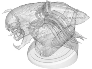 Predator Bust 3D Model