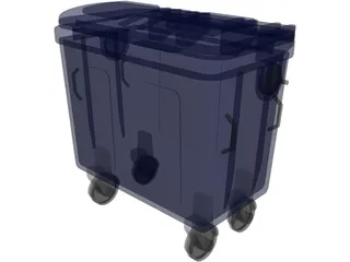 Trash Box 3D Model