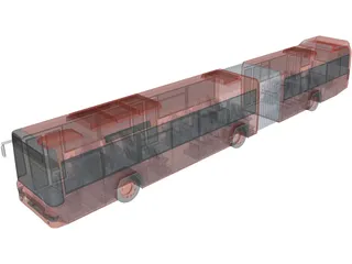 Volvo Bus Double 3D Model