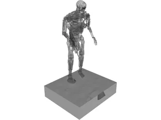 T800 Endoskeleton 3D Model
