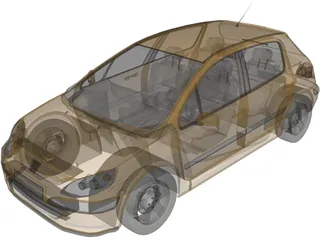 Peugeot 307 3D Model