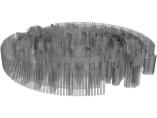 Mayan Calendar 3D Model