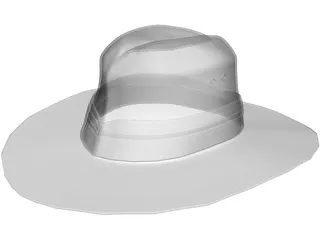 Aussie Hat 3D Model