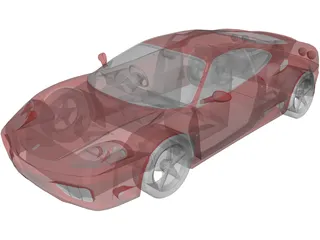 Ferrari 360 Modena 3D Model