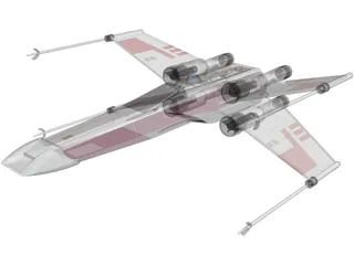 Star Wars X-Wing 3D Model