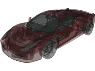 Ferrari 458 Italia 3D Model