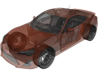 Toyota FT86 3D Model