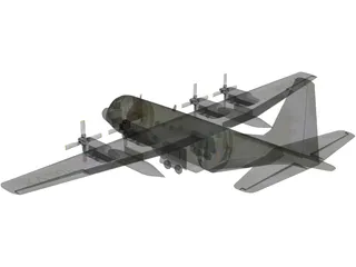 Lockheed C-130 Hercules 3D Model