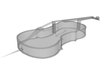 Violin 3D Model