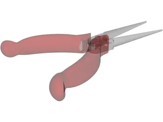 Craftsman Needle Nose Pliers 3D Model