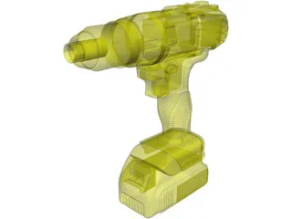 DeWalt Cordless Impact 3D Model