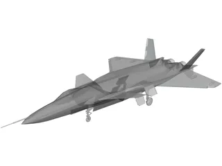 Chengdu J-20 3D Model