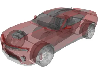 Chevrolet Camaro ZL1 (2012) 3D Model