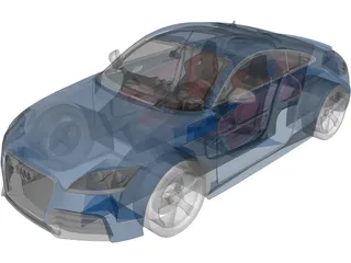 Audi TT RS 3D Model