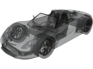 Porsche 918 Spyder Concept 3D Model