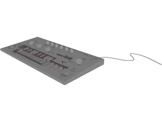 Roland TB-303 3D Model