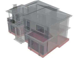 Villa 3D Model