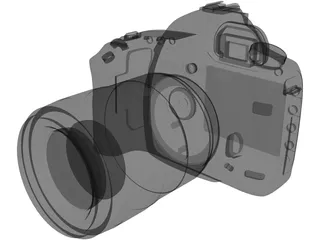 Canon EOS Photo Camera 3D Model