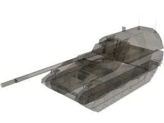 Panzer Haubitze 2000 3D Model