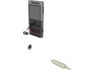 Sony Ericsson W715 Phone 3D Model