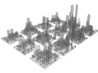 Cityscape Collection 3D Model